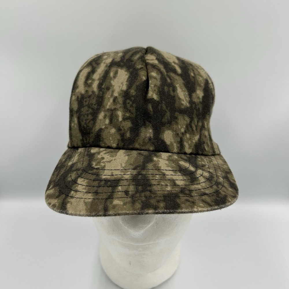 Vintage Whitewater Outdoors Camo Hat Made‎ USA Mens Small Military